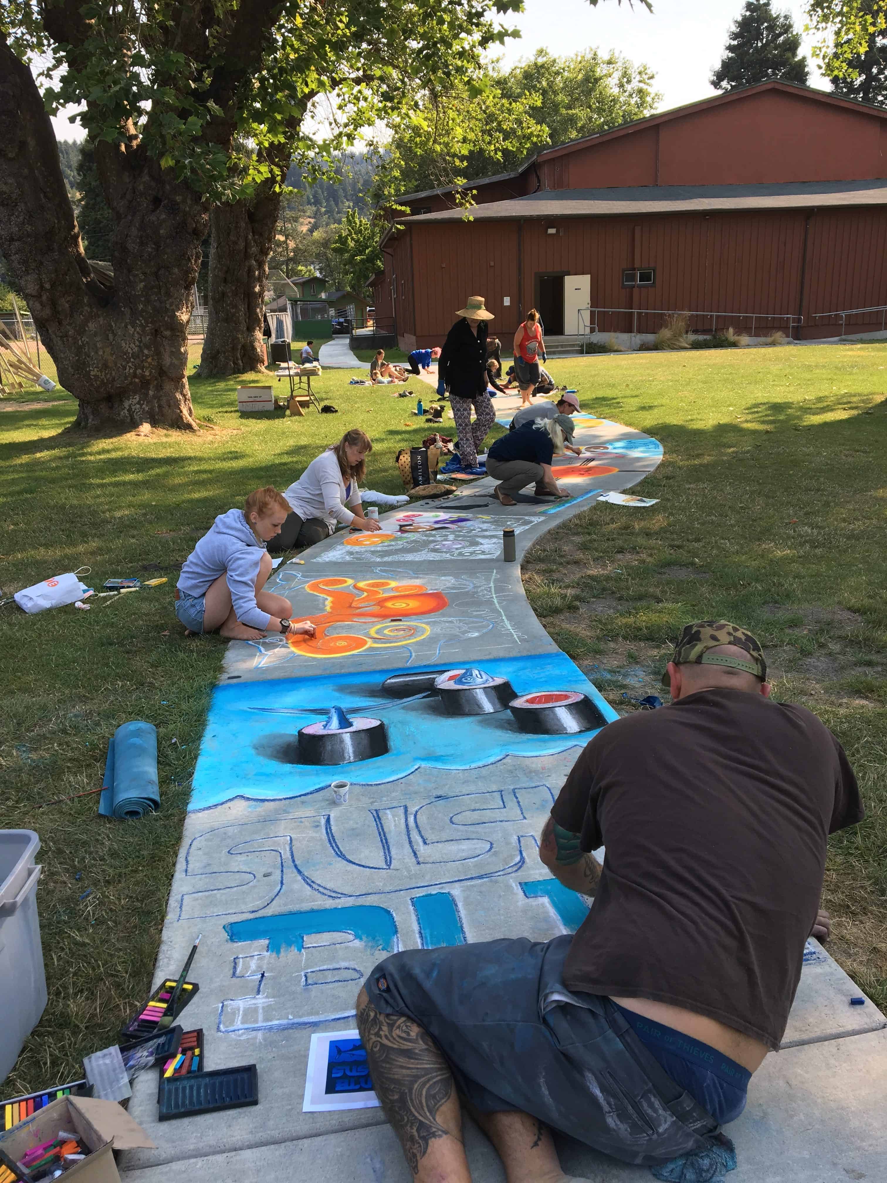 Pastels in the Park Blue Lake Chamber of Commerce